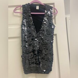 J Crew Merino Wool Sequin Tank